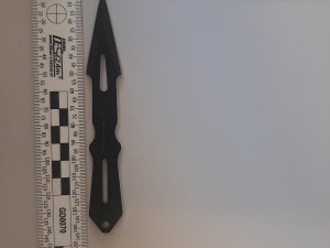 Propíchal pneumatiky u šesti aut. Policisté muže zadrželi i s noži