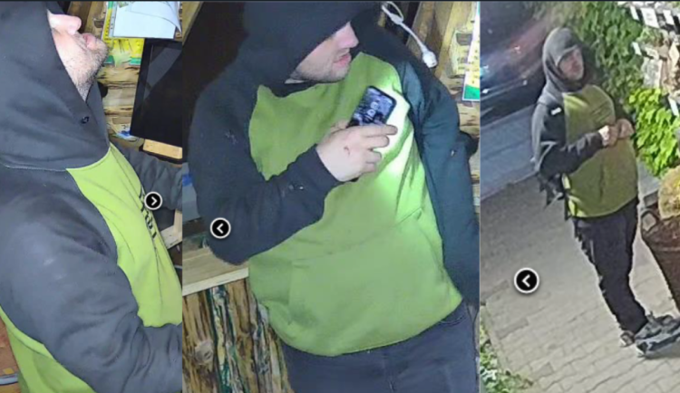 Poznáváte muže na fotkách? Kradl ve volnočasovém areálu a sám na sebe posvítil