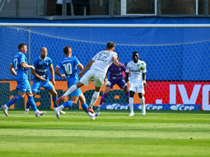 Slovan remizoval ve strhujícím utkání v Mladé Boleslavi 3:3