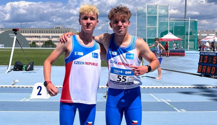 Talentovaní liberečtí atleti Mochal a Pešík se v mezinárodní konkurenci neztratili