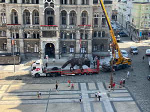 Vulpes Slávek se stěhuje. Před radnicí bude nová socha