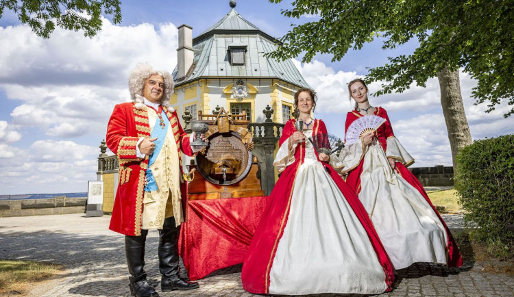 Velkolepé slavnosti vína na Königsteinu: Pevnost po 300 letech ožije barokní podívanou