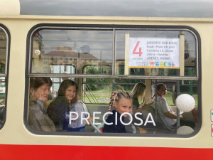 Mezi Libercem a Jabloncem jezdí speciální tramvaj ozdobená 150 kilogramy korálků