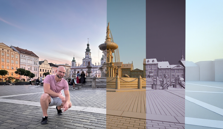 Budějcký umělec rozhýbal pomocí AI ikonické sochy a vdechl jim nový život