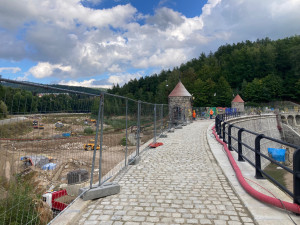 Liberecká přehrada se začne napouštět příští jaro, ve stejné době se zpřístupní
