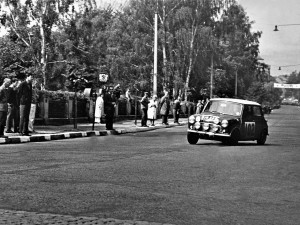 Snímek z Rallye Vltava z roku 1965.