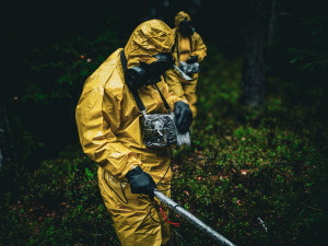 Unikátní cvičení vojáků u Mimoně. Pracovali s reálnými radioaktivními látkami