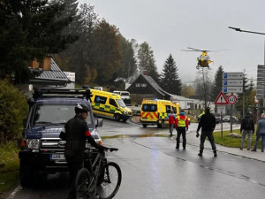 Cyklistický Author Cup očima horské služby: 30 zásahů, zasahoval i vrtulník záchranářů