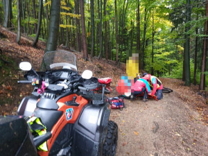 Cyklistický Author Cup očima horské služby: 30 zásahů, zasahoval i vrtulník záchranářů