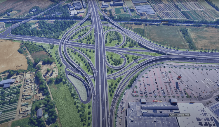 V Brně začala přestavba křižovatky D1 a D2. Hrozí dopravní kolaps