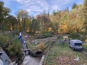 Úprava okolí přehrady v Liberci se protáhne, potrvá do začátku léta příštího roku