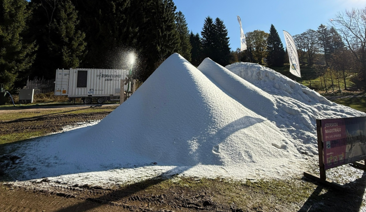 zasněžování Bedřichov šířka