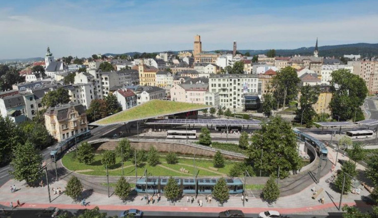 Připravovaný dopravní terminál v Jablonci nad Nisou zatím nemá stavební povolení