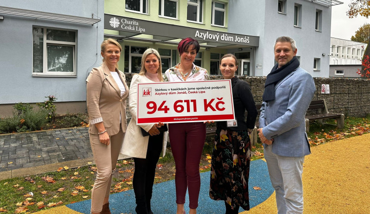 Sbírka KiK pomůže azylovému domu v České Lípě s nákupem potřeb pro nejmenší