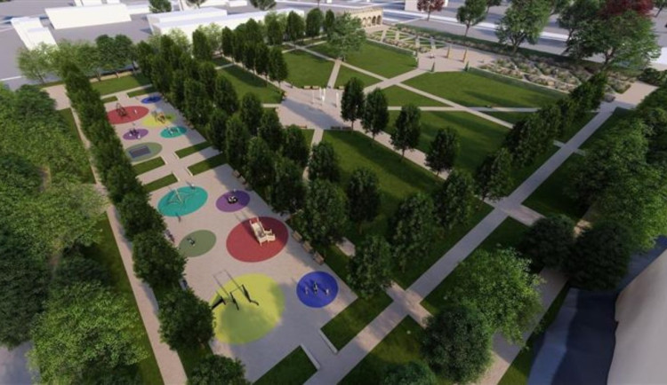 Vyškov obnovuje zámeckou zahradu, přibydou stromy i herní prvky