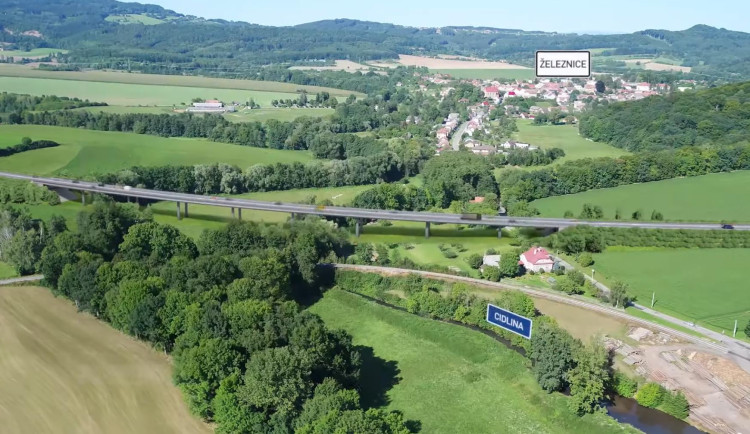 Vizualizace budoucí podoby silnice.