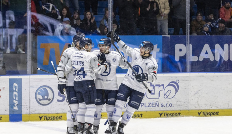 Hokejisté Plzně porazili poslední Litvínov 7:2 a zabodovali po dvou prohrách