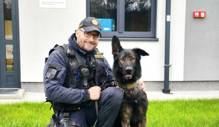 Pátrací akce na Hvozdu. Německá turistka se ztratila, vypátral ji pes Loky