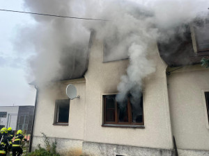 Požár v Liberci Ostašově 15. listopadu.