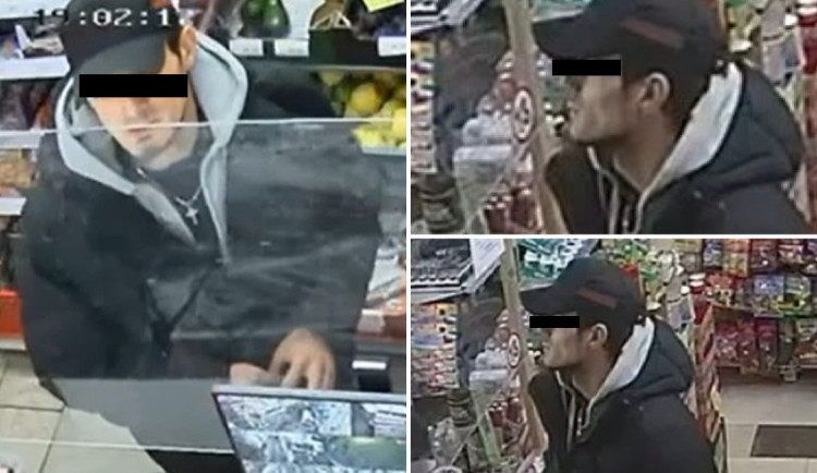 Našel cizí platební kartu a hned utrácel. Policie by ráda mluvila s mužem na fotkách