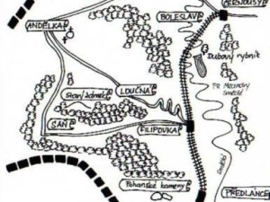 Odpočinkové místo u studánky v Loučné odkazuje na jedno z nejstarších slovanských hradišť