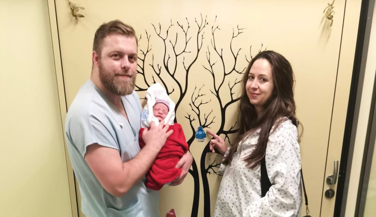 Viktor je první letošním miminkem v Brně. Narodil se u Milosrdných bratří