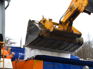 V Růžodole v Liberci vyrostla nová hala na posypovou sůl, uspoří milion ročně