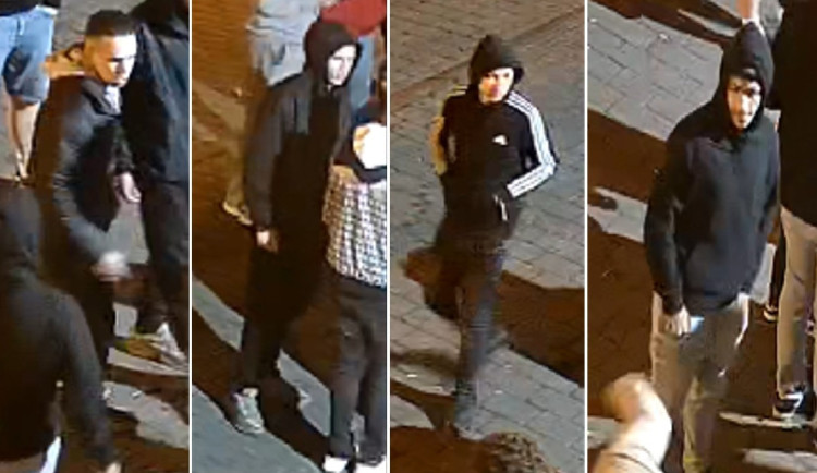 Bitka před klubem skončila zraněním. Policie zveřejnila fotografie zájmových osob