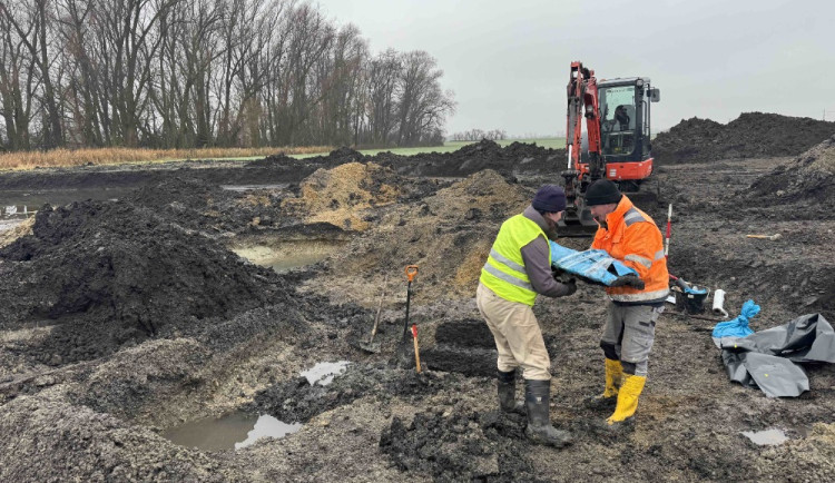 Pravěké studny u Kojetína. Archeologové tam objevili přes 1200 objektů