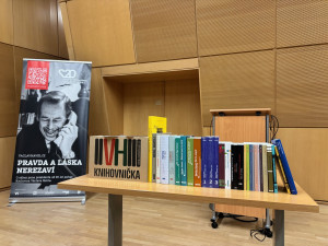 Václav Havel zemřel o 10 let dříve, dozvěděl se ekonom Sedláček v knihovně v Liberci