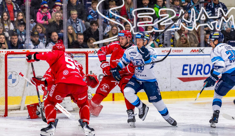 Tygři porazili doma Třinec 5:3. Dvěma góly se blýsknul Tomáš Galvas