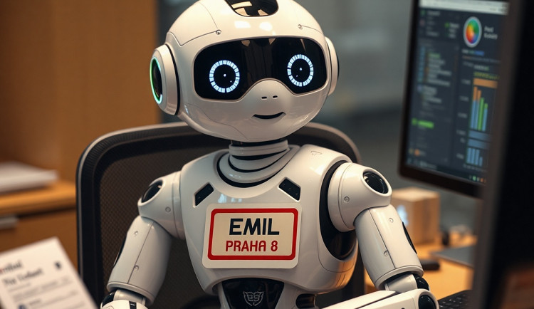 Špatné parkování a jízdu na červenou na Praze 8 už přes rok řeší robot Emil