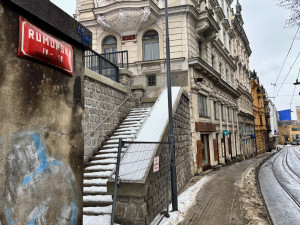 Schodiště pod libereckým zámkem chce Liberec zpřístupnit v únoru