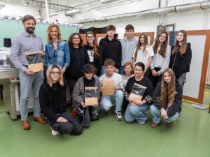 Výuka se proměnila v reálný produkt. Studenti průmyslovky se podíleli na vzniku kolekce