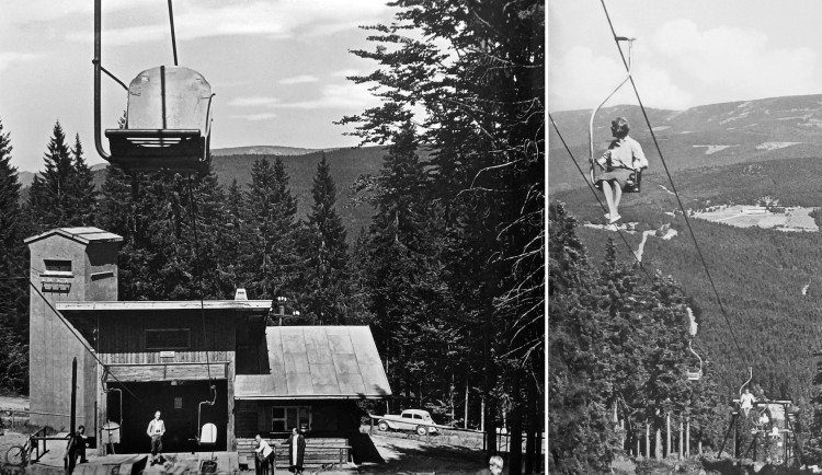 První lanovka na šumavském Javoru používala sedačky ze stíhaček Messerschmitt