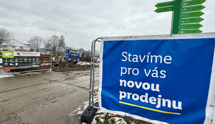 Lidl v Chrastavě otevře ještě před Vánoci. Začaly přípravné práce