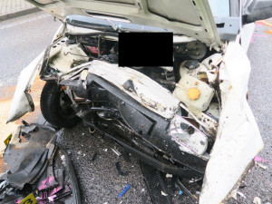 Nehoda Favoritu s BMW skončila ve Smržovce tragicky. Řidič Favoritu na její následky zemřel