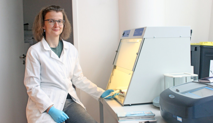 Magda Nechanická, která metodu qPCR analýzy vyvinula a ověřila