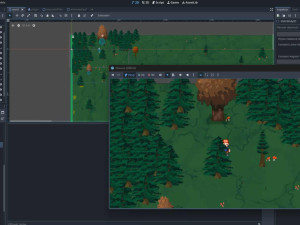 Screen z vývojářského prostředí