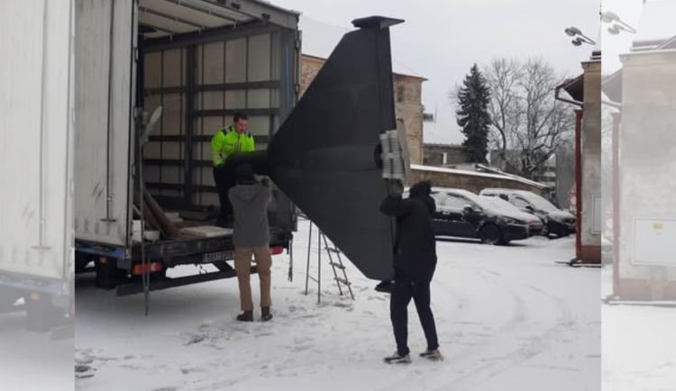 Stopka pro maketu ruského dronu. Opavská radnice zakázala instalaci na hlavním náměstí