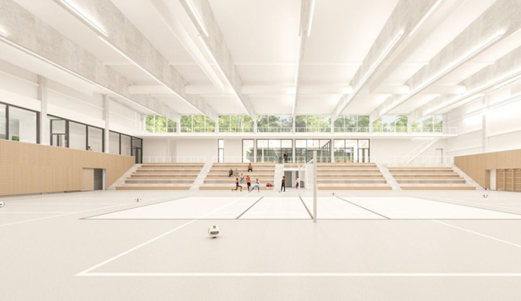 Vizualizace: Velké Meziříčí bude mít halu pro míčové sporty za 156 milionů korun