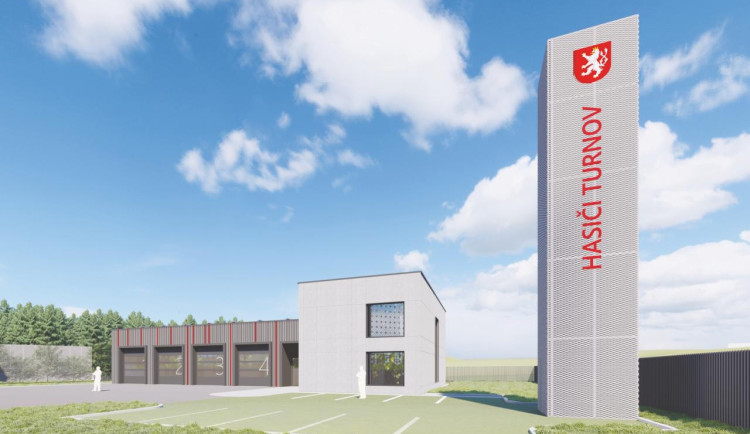 Architektonická studie budovy Sboru hasičů města Turnov