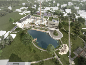 V Hrádku vzniká nový park za skoro sto milionů korun