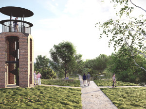 V Hrádku vzniká nový park za skoro sto milionů korun