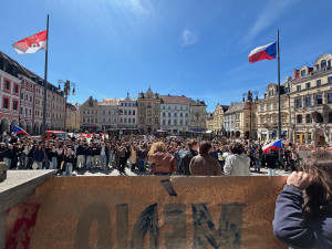 Studenti v Liberci: Veřejnoprávní média nedáme, nechceme jít cestou Slovenska a Maďarska
