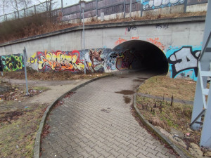 Tunel před revitalizací.