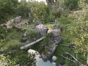 Bývalý amfiteátr se mění v Údolí ohrožené divočiny. Zoo v areálu začaly první práce