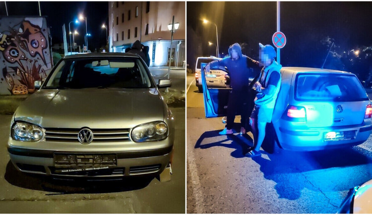 Muž se proháněl městem v autě bez registračních značek, přihodil i další prohřešek