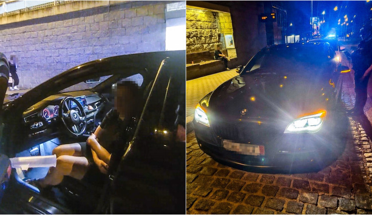 Cizinka za volantem BMW projela zákazem vjezdu, následná kontrola odhalila víc
