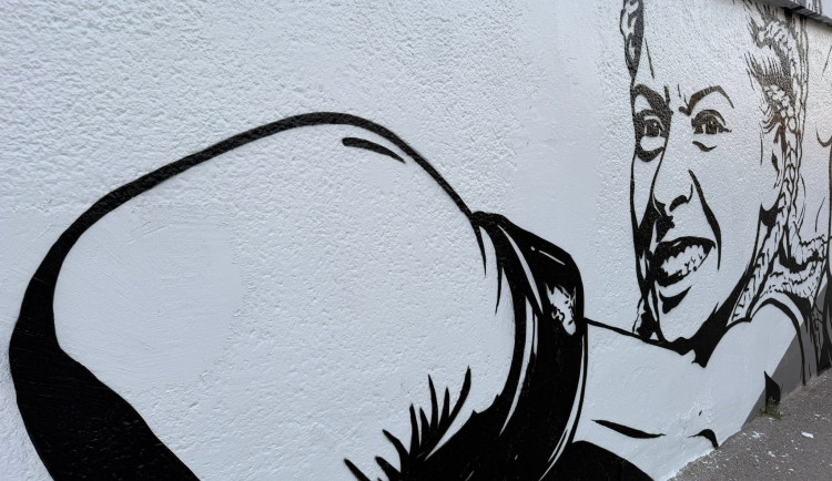 Zesnulou influencerku Mínu připomíná ve Vysočanech nový mural